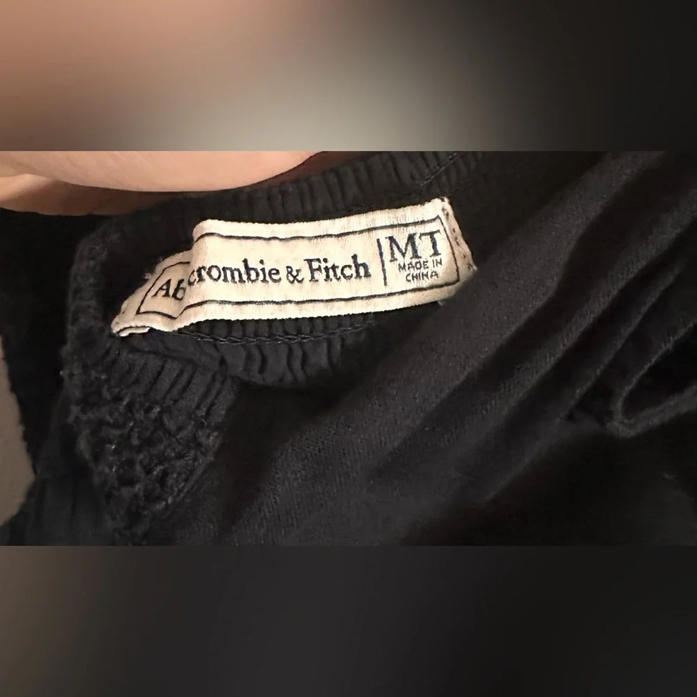 A&F smocked bodice maxi dress